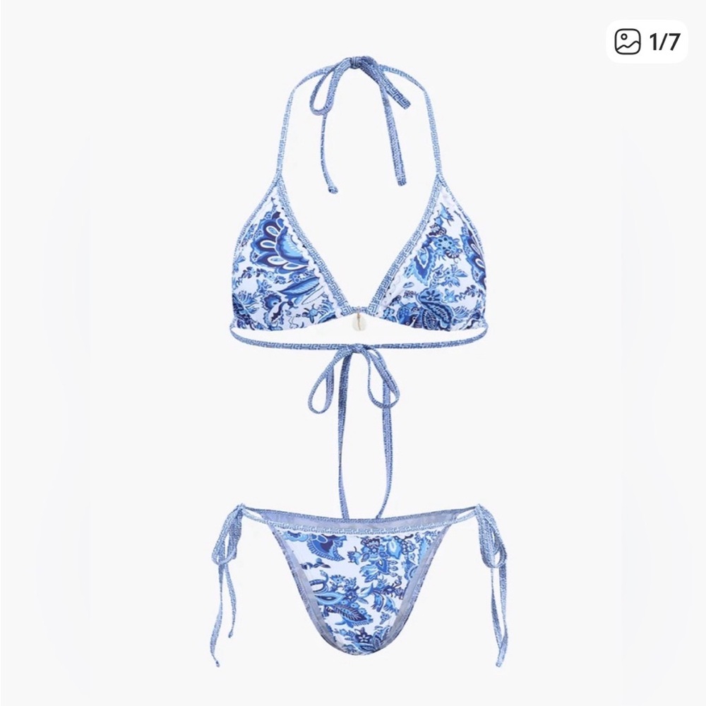 Commense Blue & White Bikini
